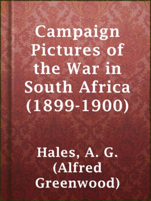 cover image of Campaign Pictures of the War in South Africa (1899-1900)